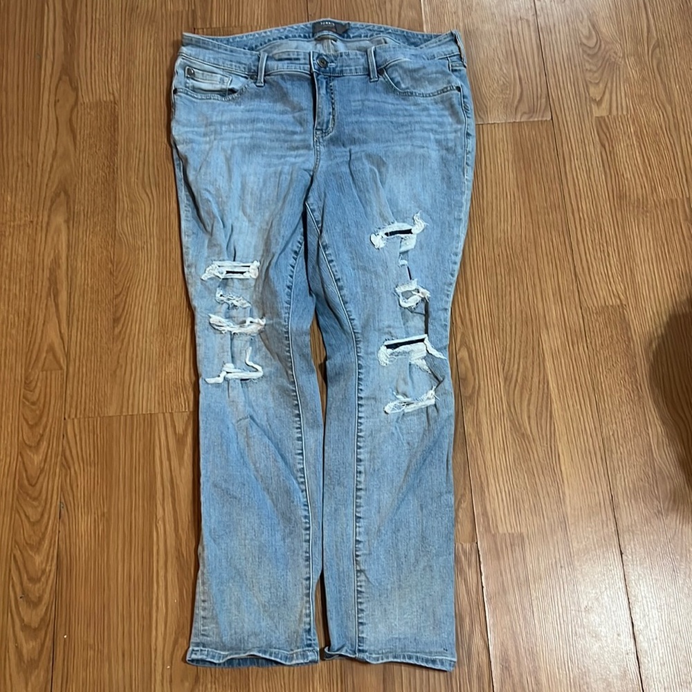 Torrid Boyfriend Straight Vintage Stretch Regular Length Jeans Size 16